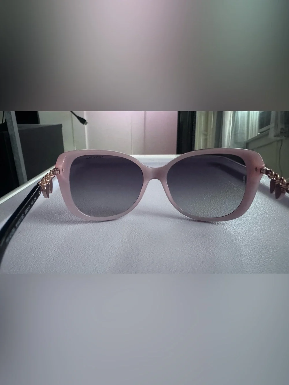Tiffany & Co. Black Gradient Cat-Eye Women's Sunglasses
